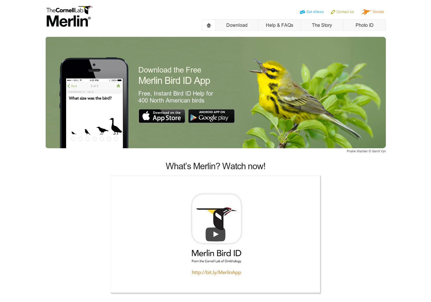 Merlin Bird ID App