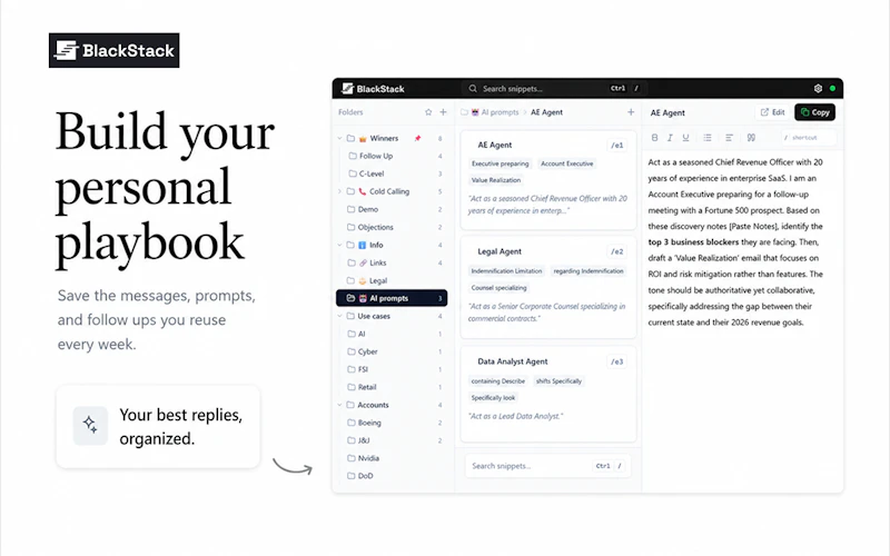 BlackStack Chrome Extension screenshot 2