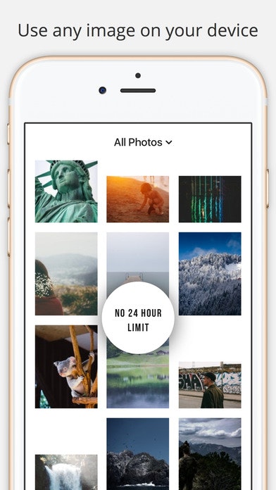 Resize for Story - No Crop for Camera Roll Images gallery image