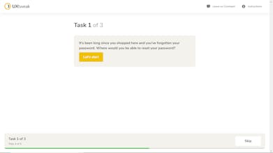 Website Testing by UXtweak gallery image