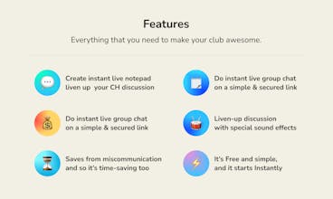 NoteMyClub for Clubhouse gallery image