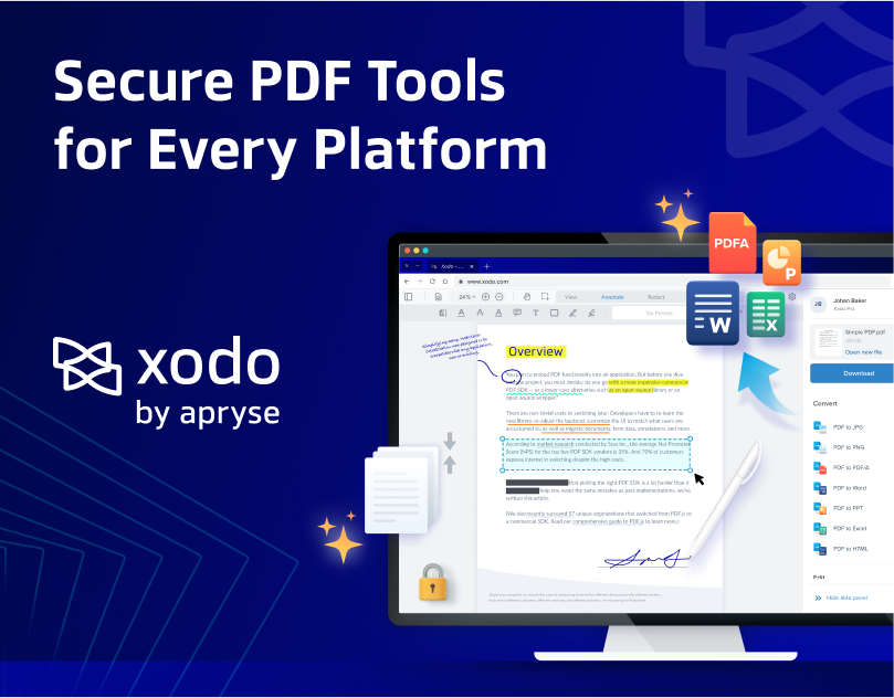 xodo - 모든 플랫폼에 대한 올인원 PDF 솔루션을 안전하게 보안하십시오 미디어 1
