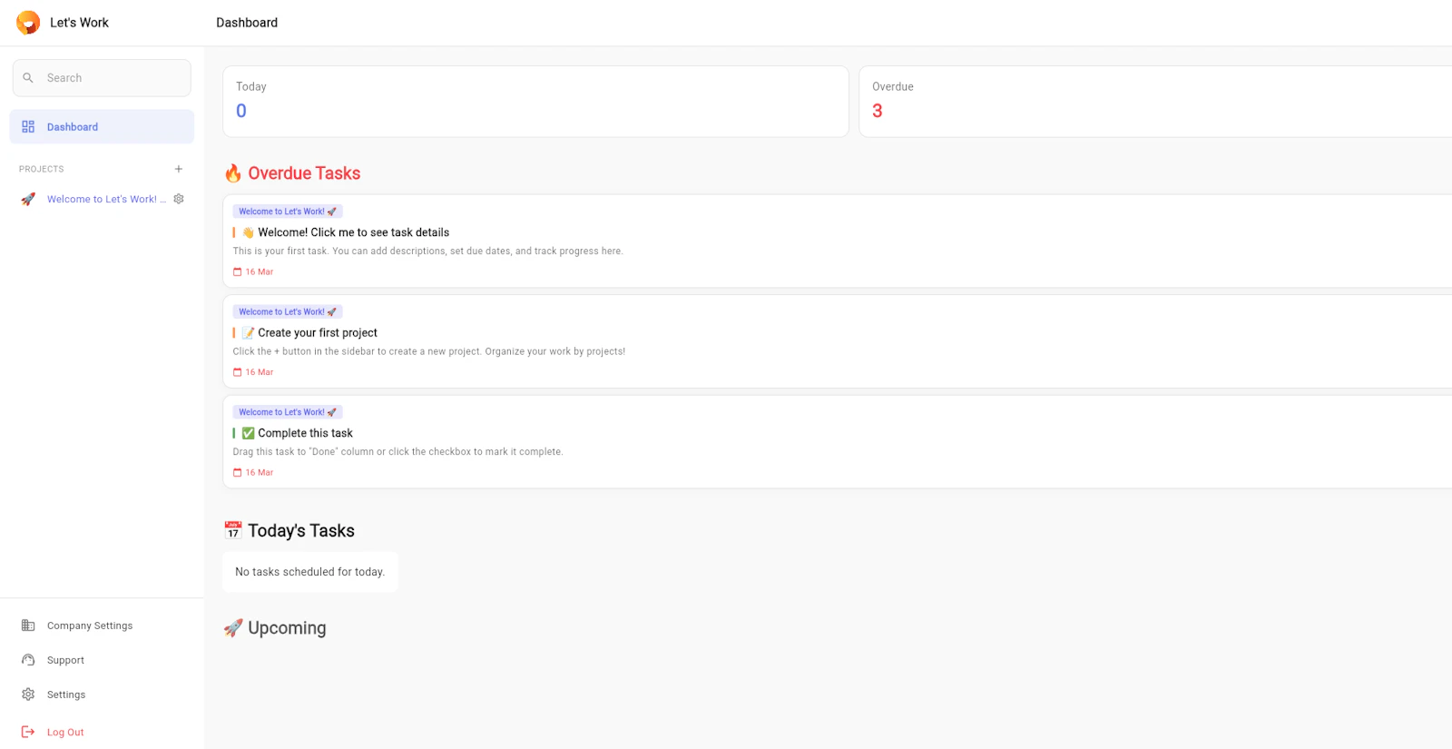 Let's Work screenshot 1