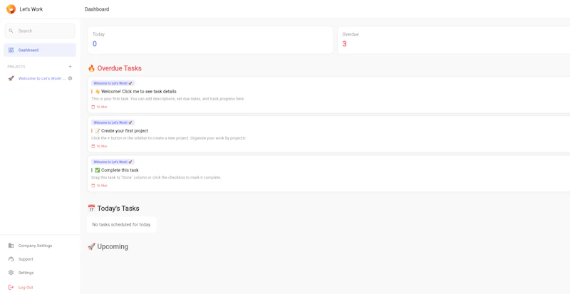 Let's Work screenshot 1
