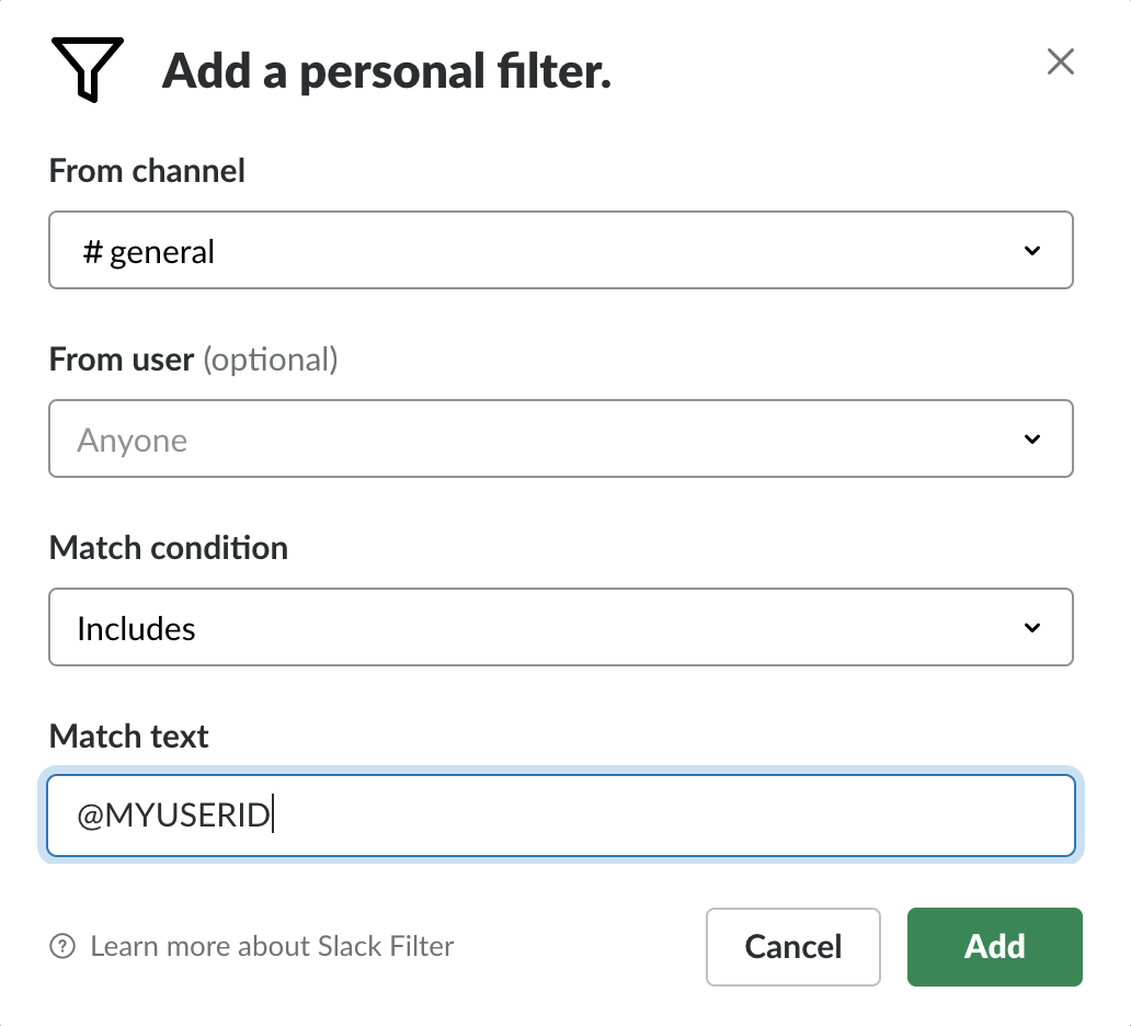 Slack Filter gallery image