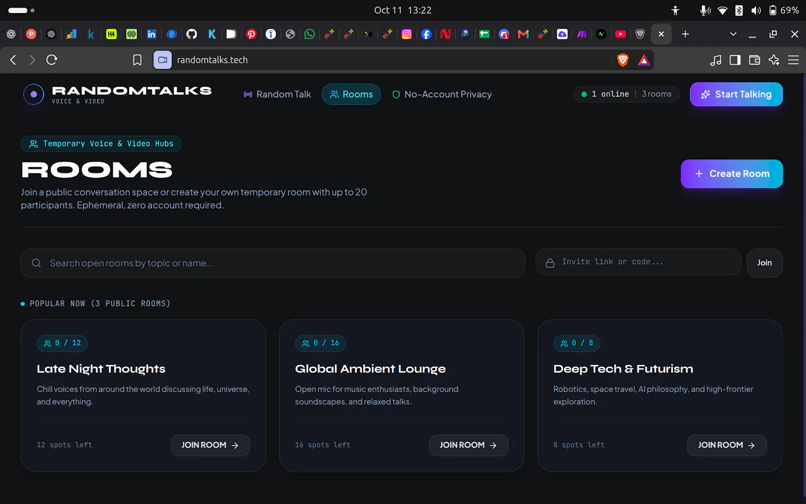 Randomtalks screenshot 4
