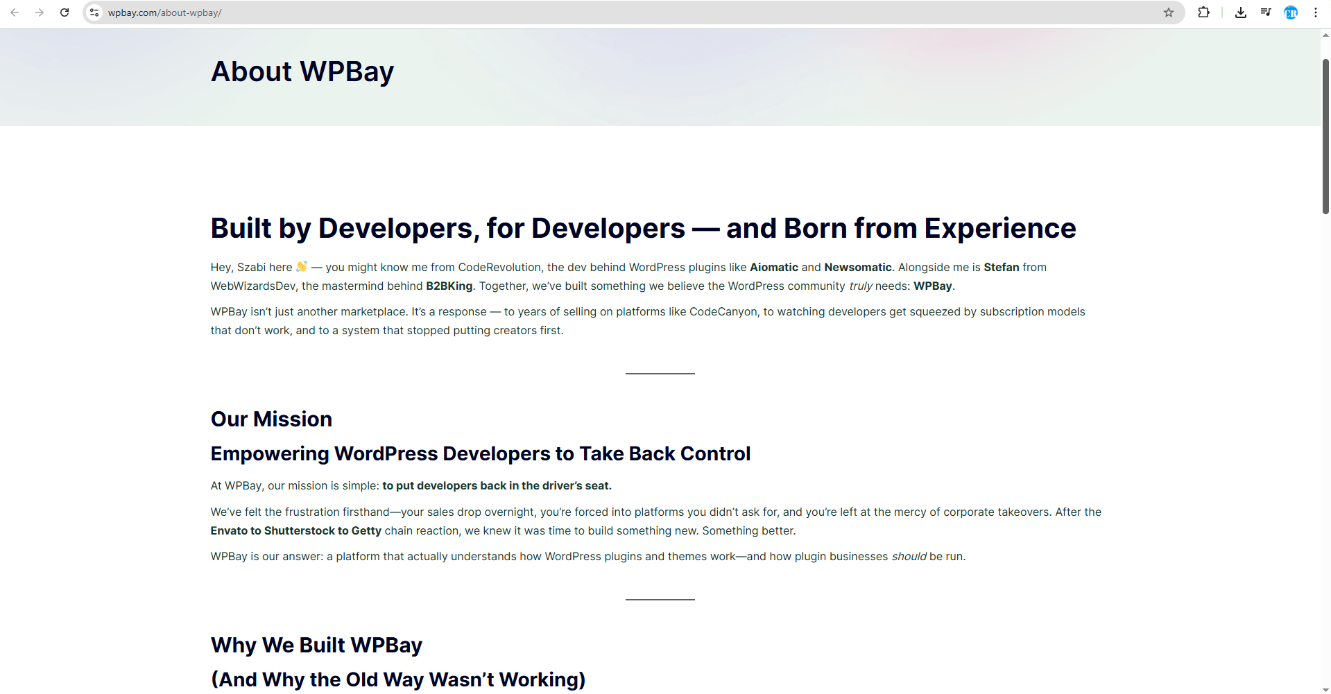 WPBay - Умнее WordPress Marketplace & Community медиа 12