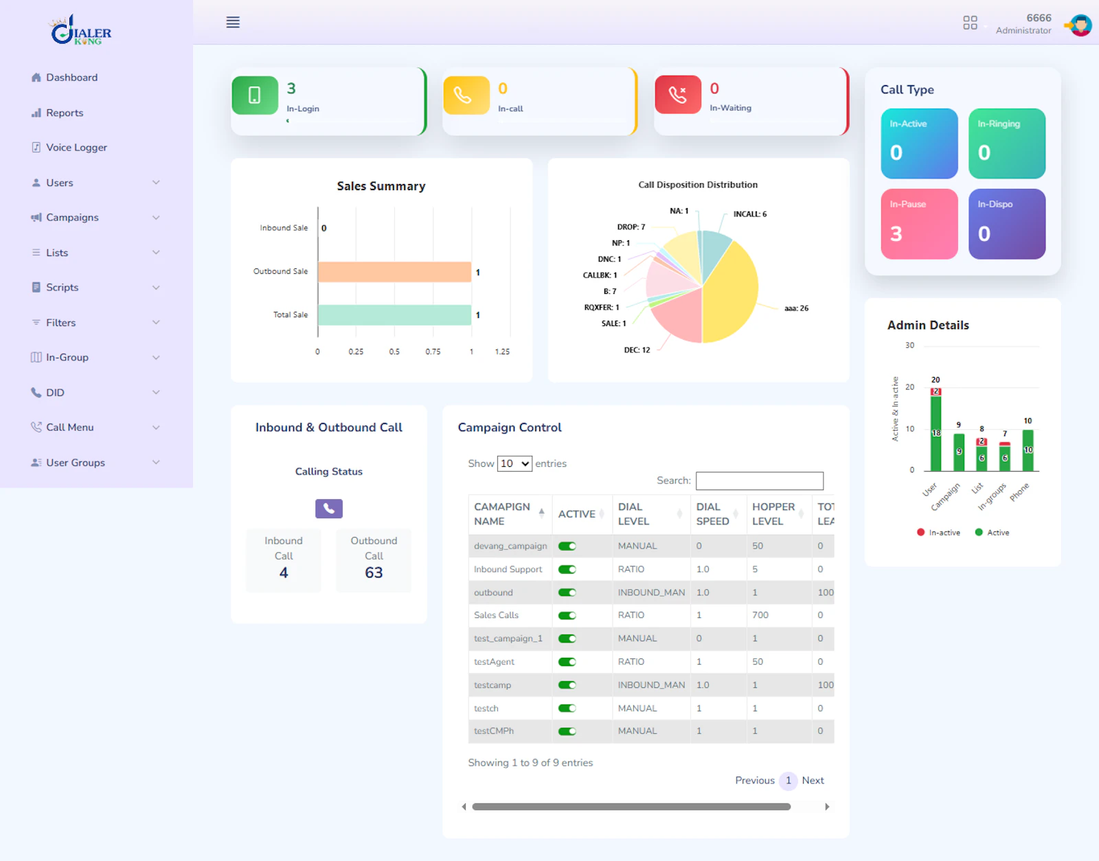 Contact Center Dialer Software screenshot 2