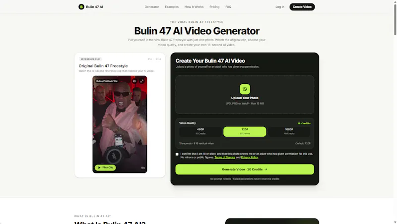 Bulin 47 AI Video Generator screenshot 1
