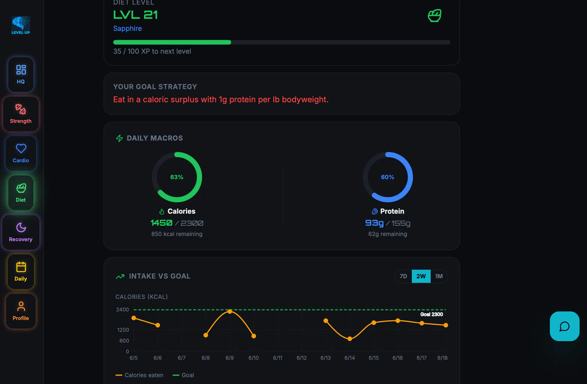Level Up Fitness AI gallery image