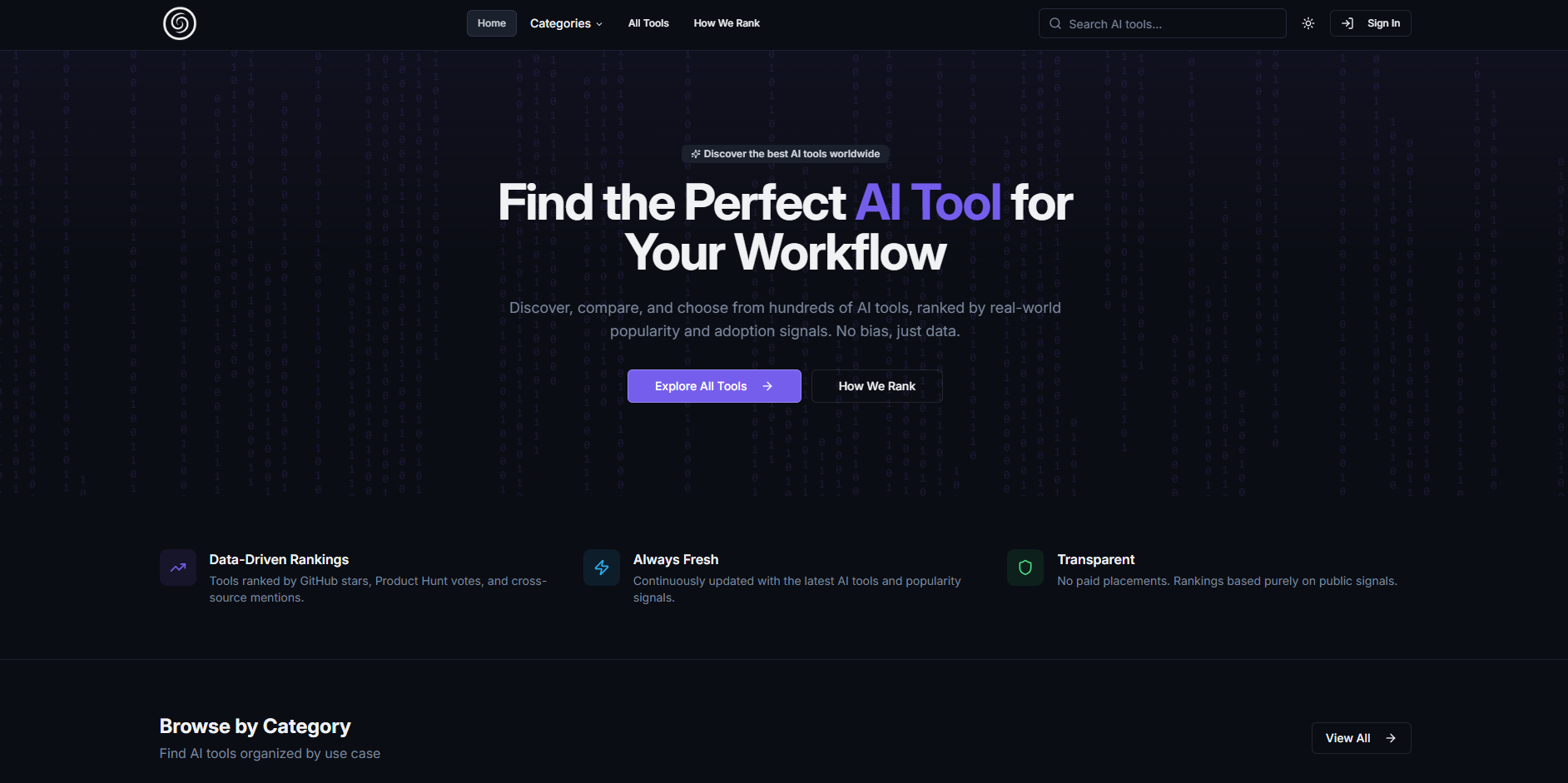 OpenRanked - Main product screenshot demonstrating key features and user interface