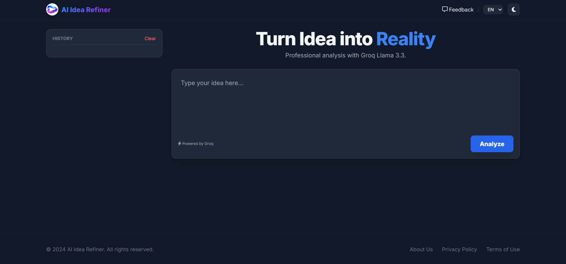 AI Idea Refiner gallery image