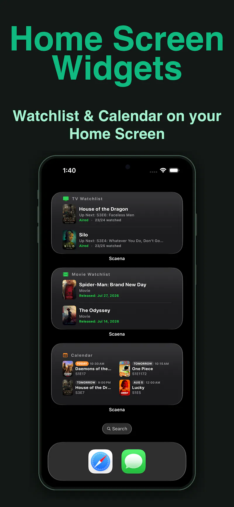 Scaena: TV & Movie Tracker screenshot 9