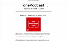 onePodcast media 1