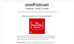 onePodcast image