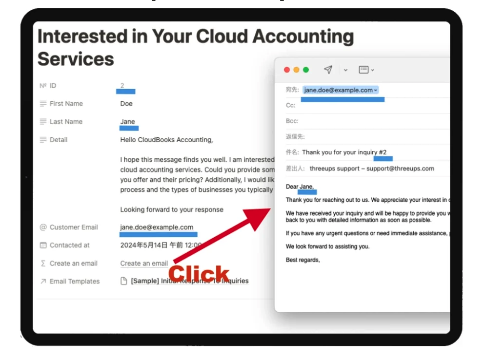 Notion E -mailcomponist - Stuur e -mails vanuit notie met slechts één klik media 2