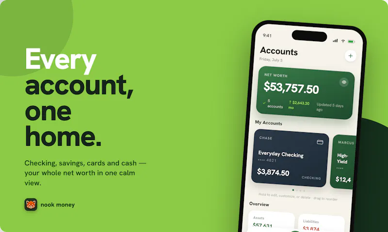 NookMoney — Calm your finances screenshot 6