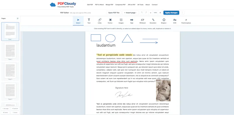 PDFCloudy screenshot 1