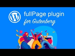 fullPage.js plugin for Gutenberg gallery image