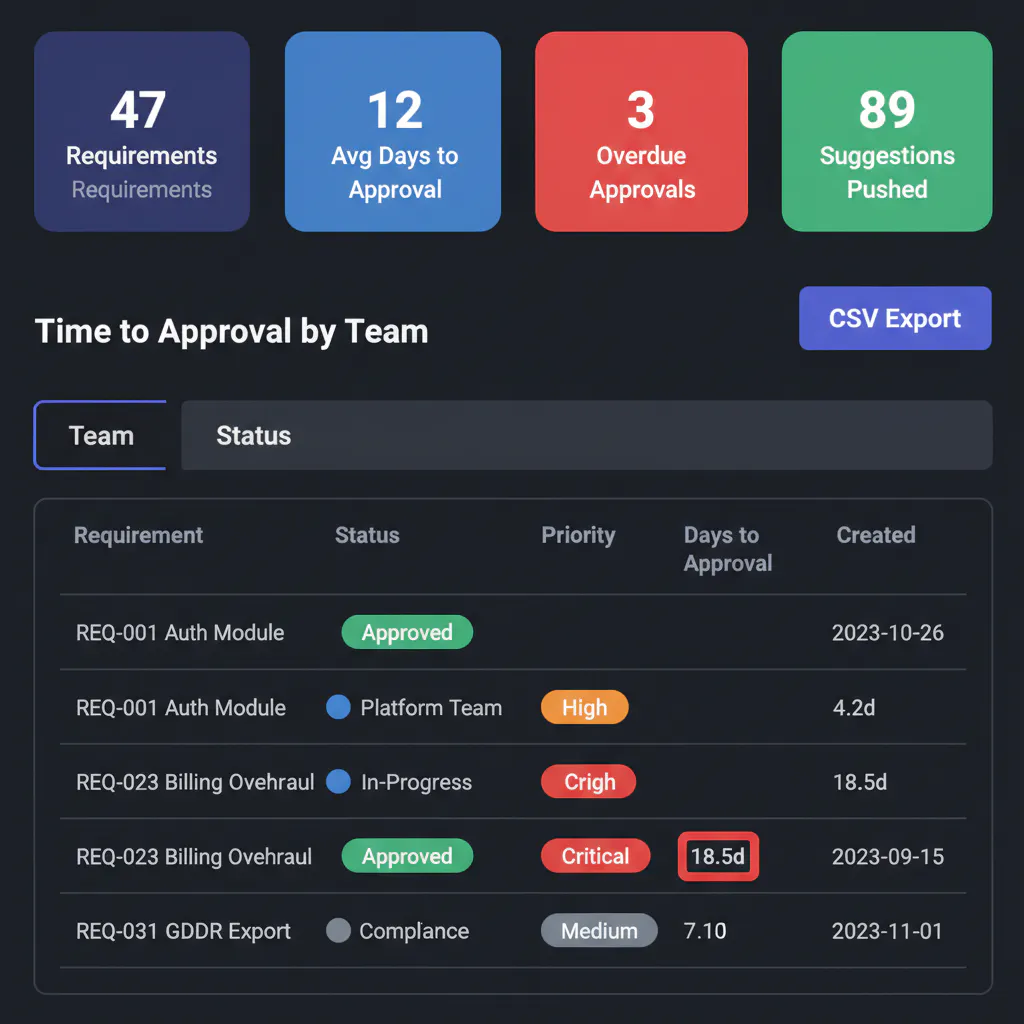 RequirementMatrix gallery image