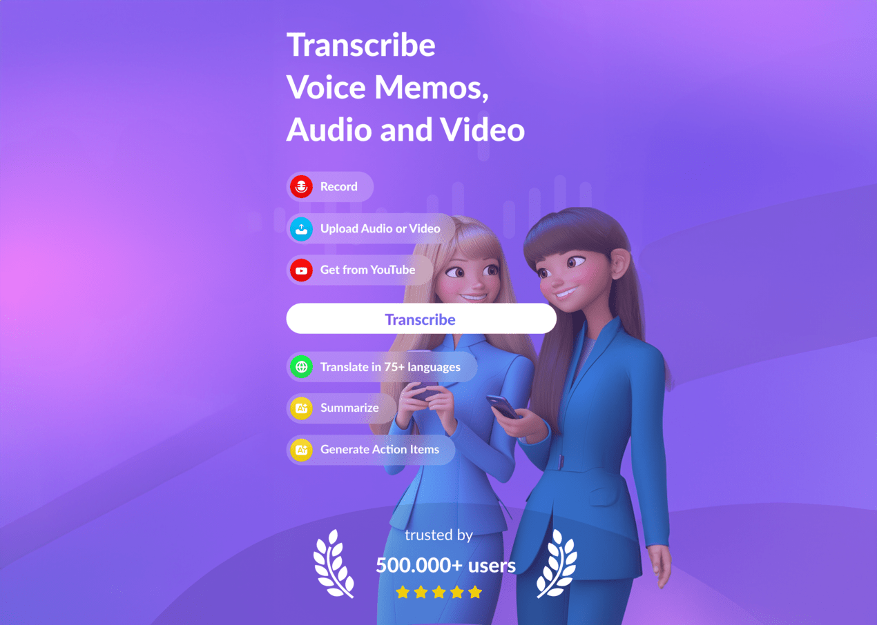 Voiser AI Transcribe Summarize gallery image