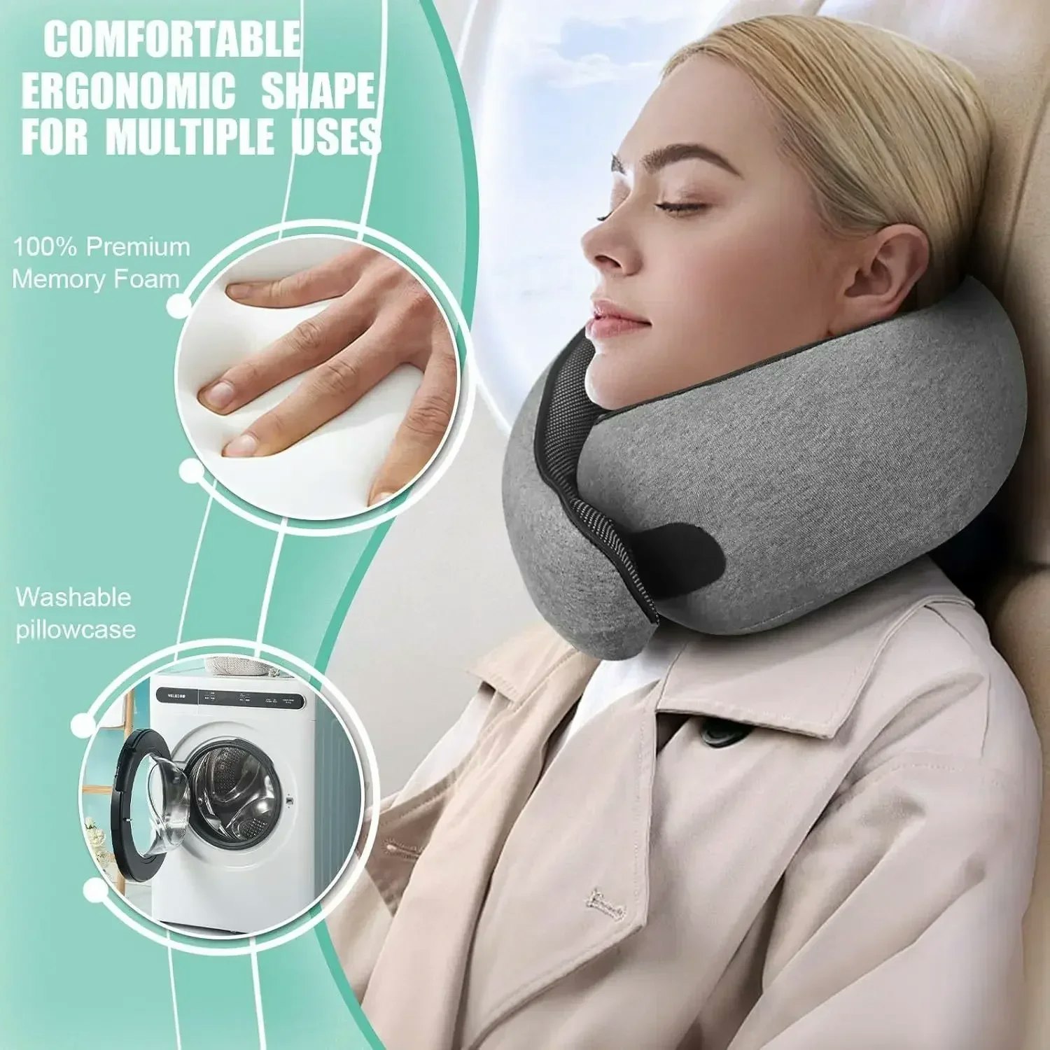 Travel Pillow - Main product screenshot demonstrating key features and user interface