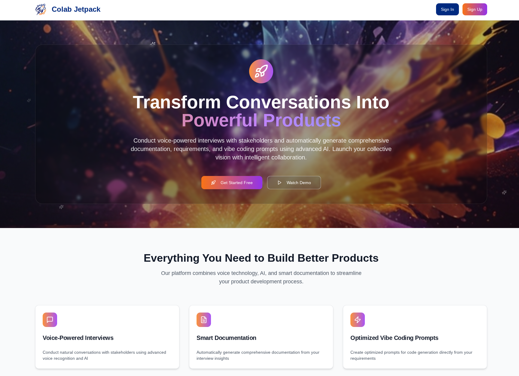 Colab Jetpack gallery image