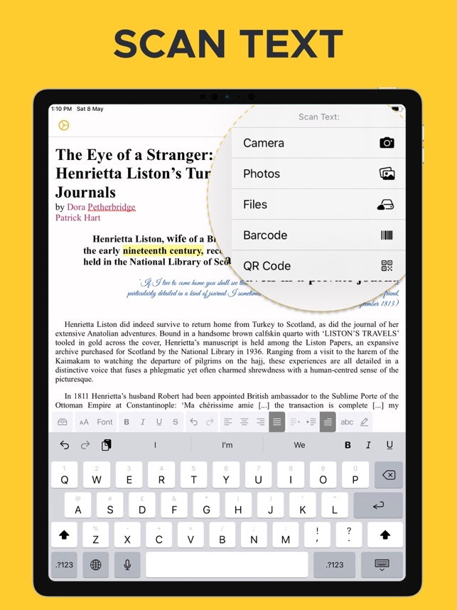 Live Text Scanner - PDF Writer (iOS App) gallery image