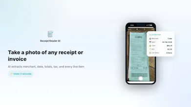 Receipt Reader AI gallery image