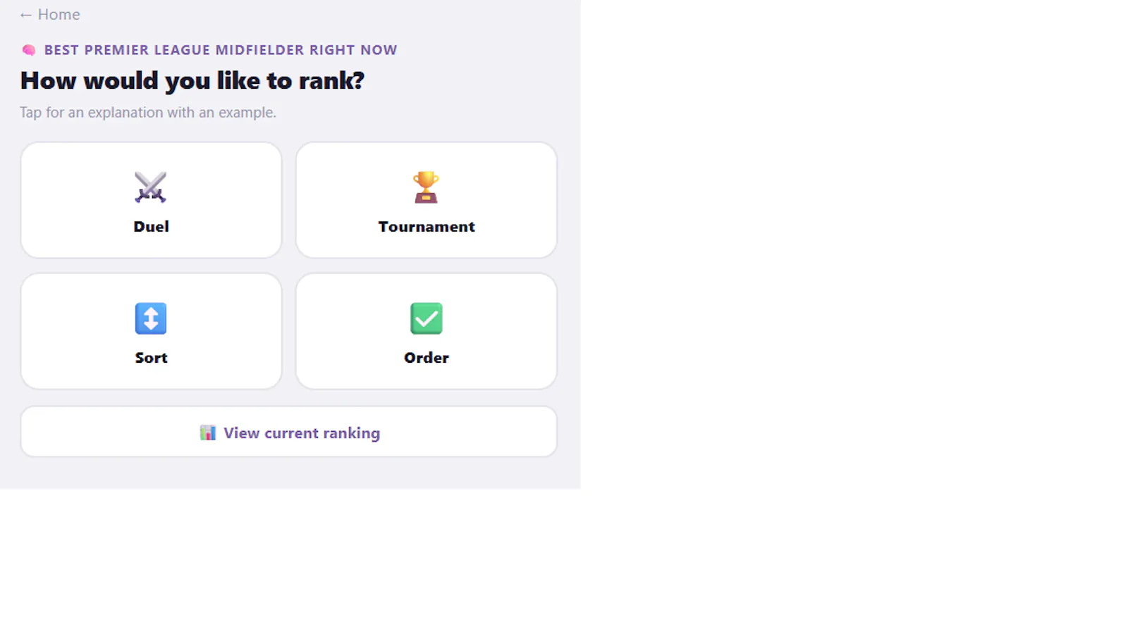 Rank-it-all screenshot 2