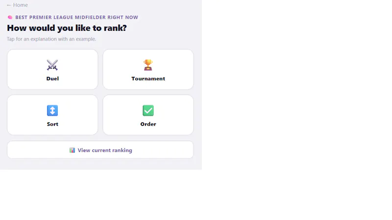 Rank-it-all screenshot 2