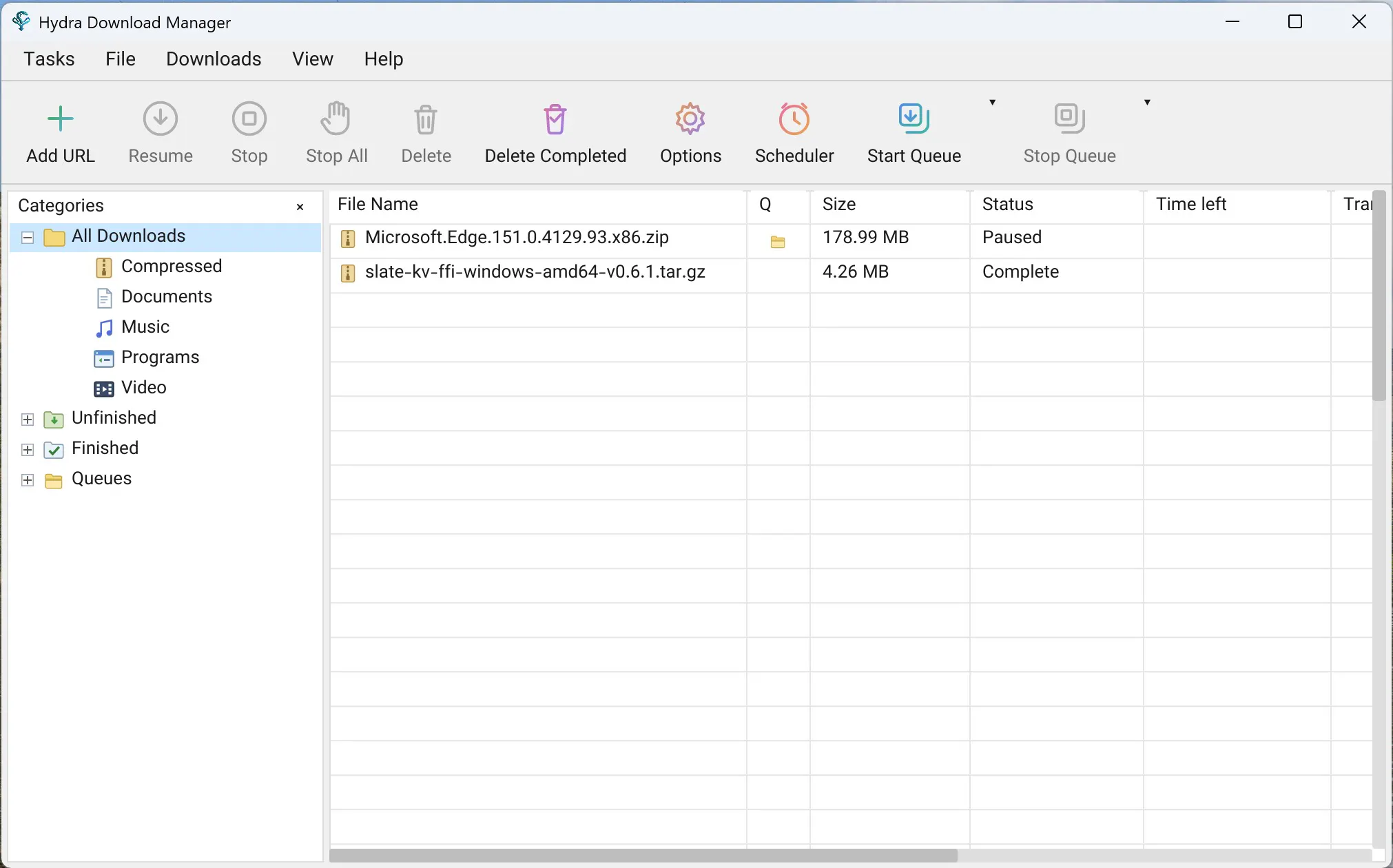 Hydra download manager gallery image