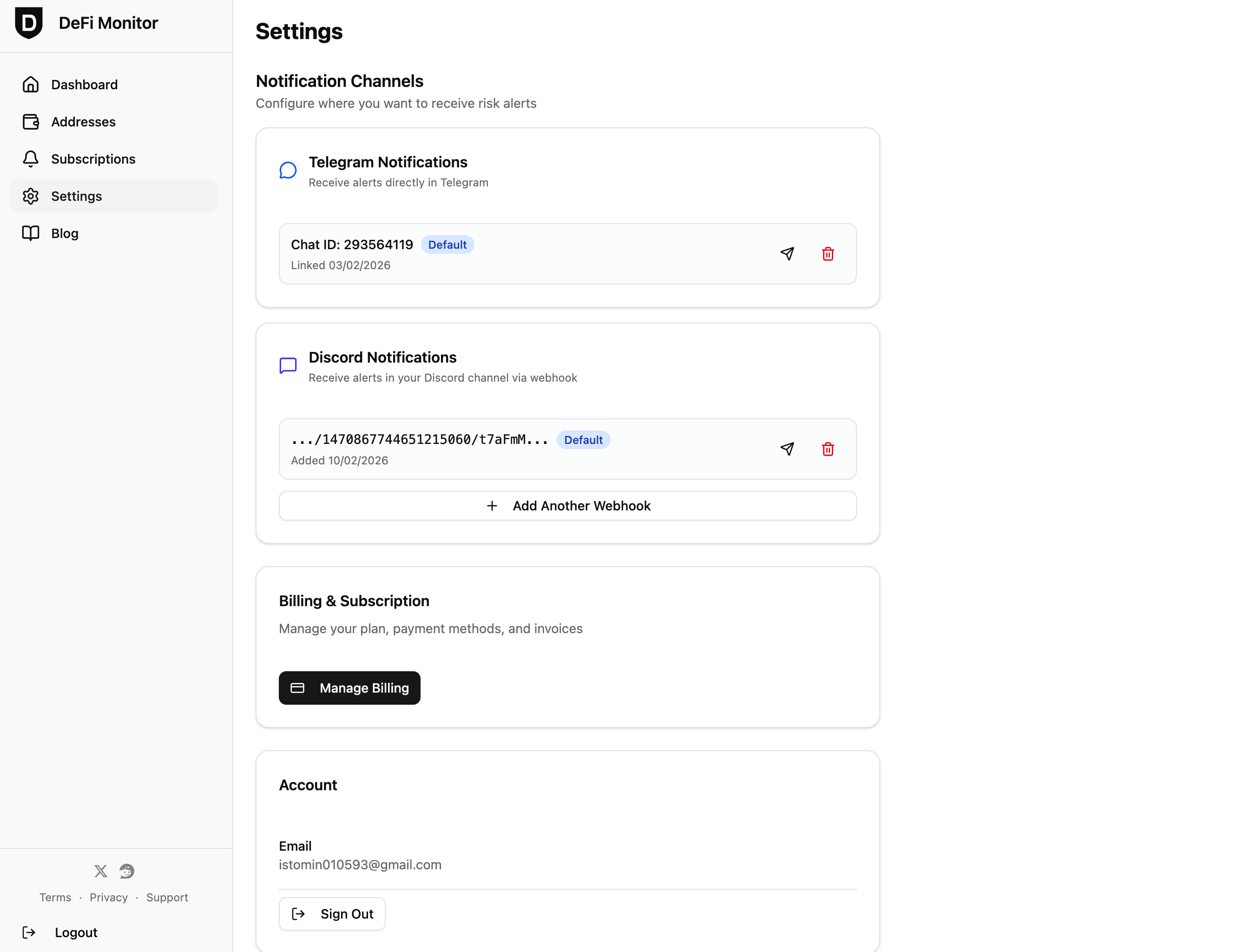 DeFi Monitor gallery image