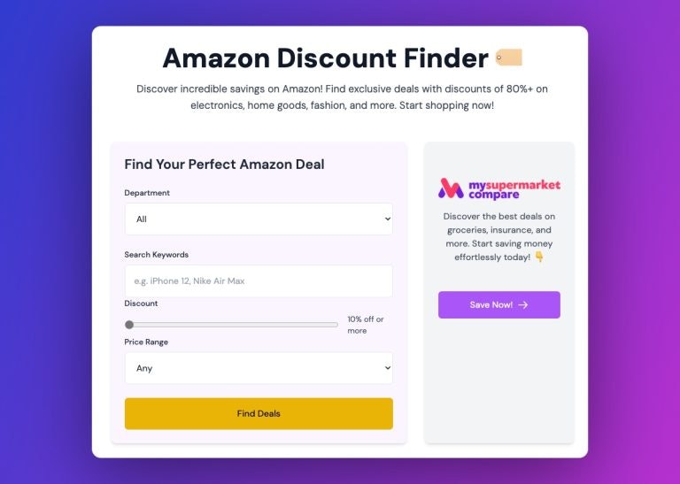 Amazon Discount Finder media 2