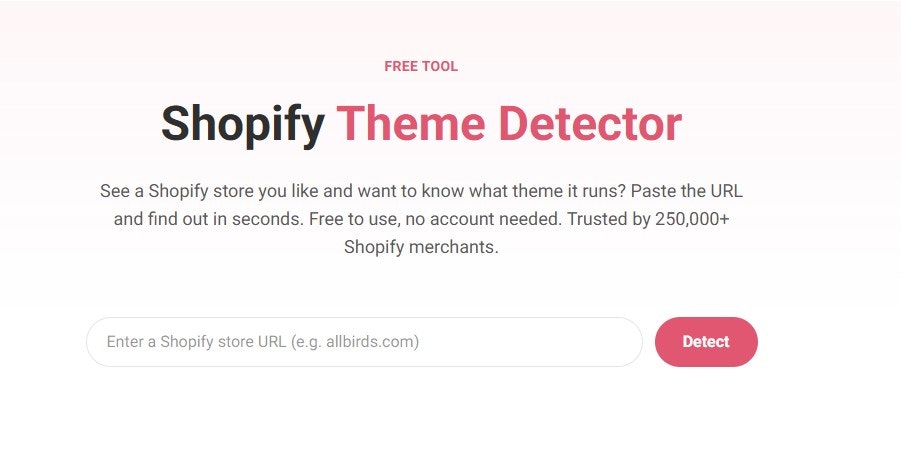 Shopify Theme Detector gallery image