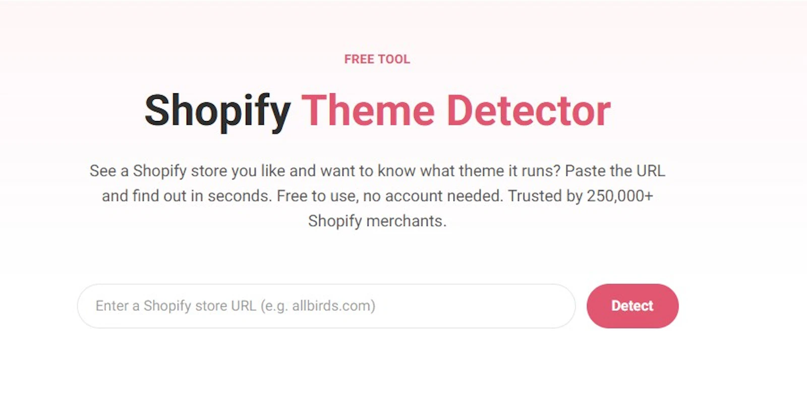 Shopify Theme Detector screenshot 1