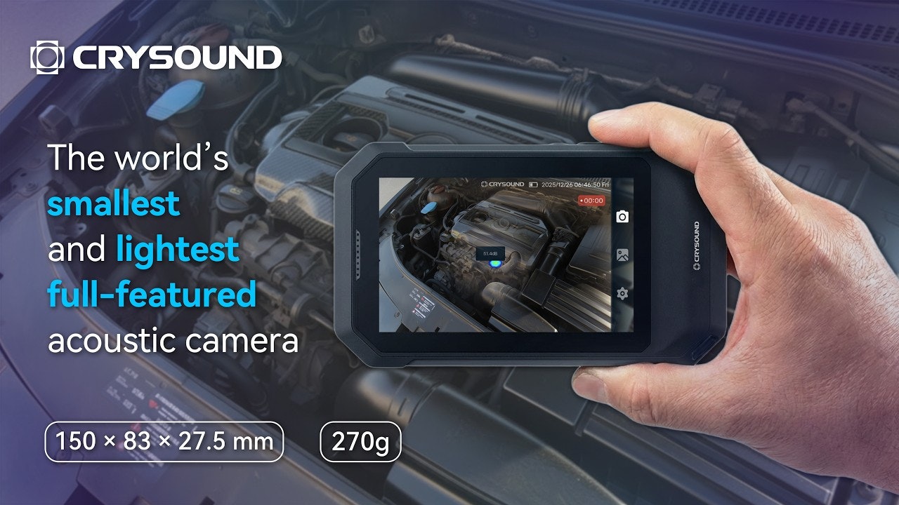 CRYSOUND POCKET Acoustic Imaging Camera gallery image