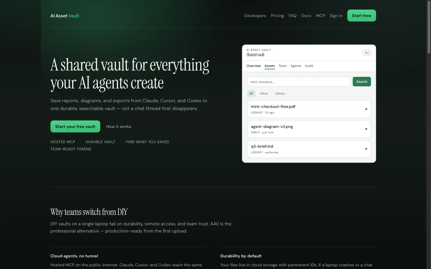 AI Asset Vault gallery image