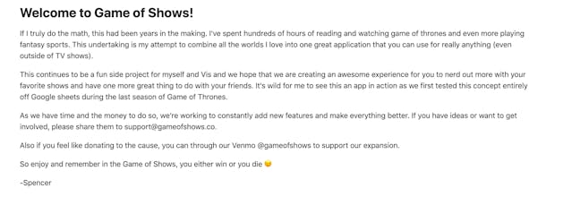 Game of Shows gallery image