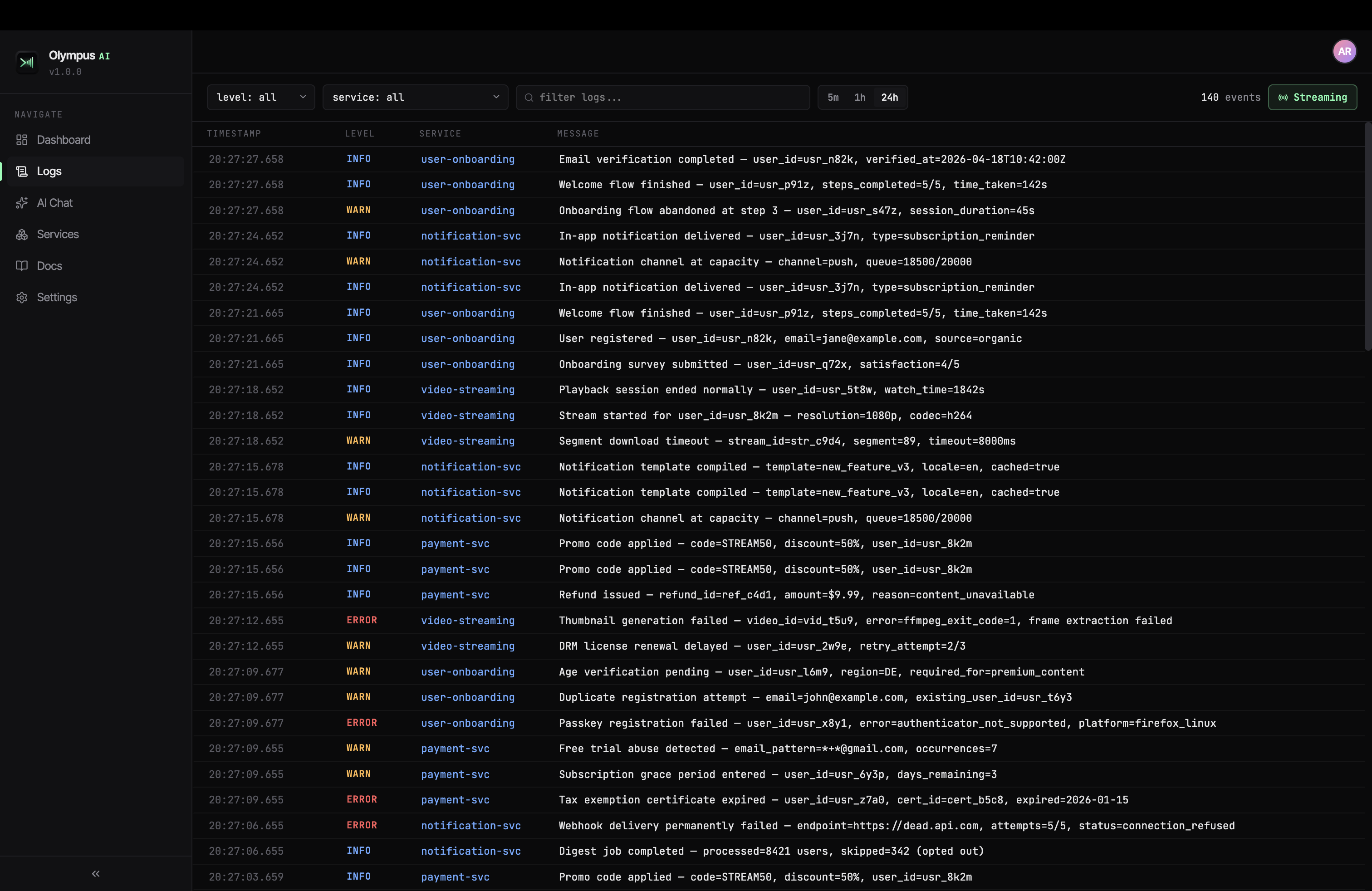 Olympus AI gallery image