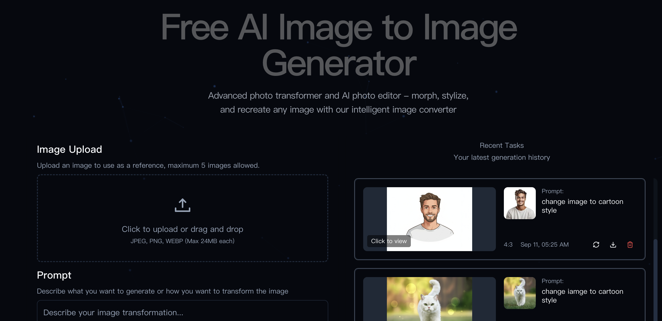AI Image To Image Generator gallery image