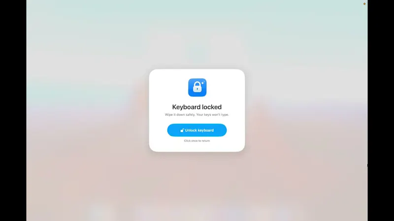 CleanKeys screenshot 1 (video preview)