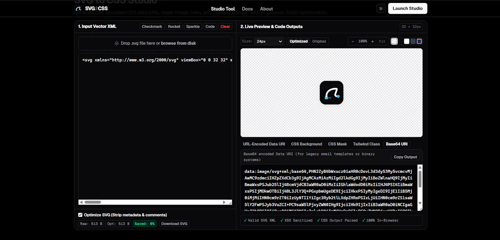 SVG2CSS screenshot 6