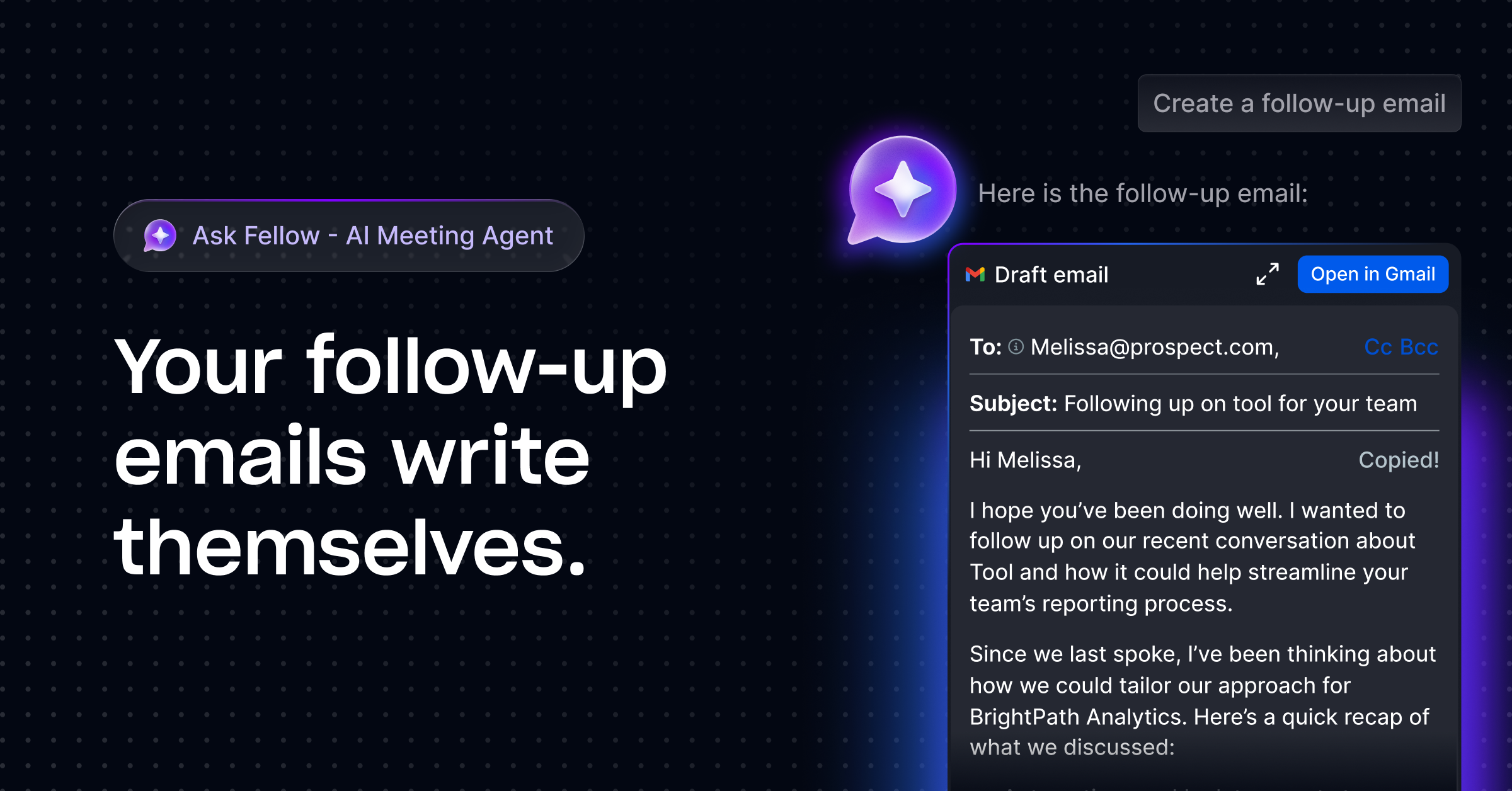 Ask Fellow - Screenshot 2 showing product features and functionality