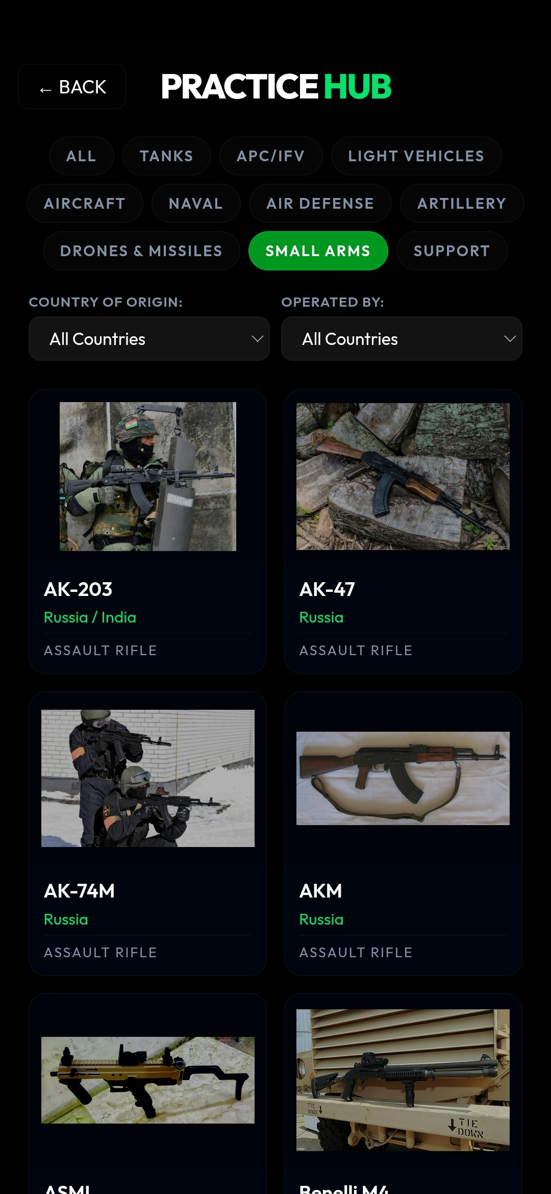 DefenceGuesser - Screenshot 4 showing product features and functionality