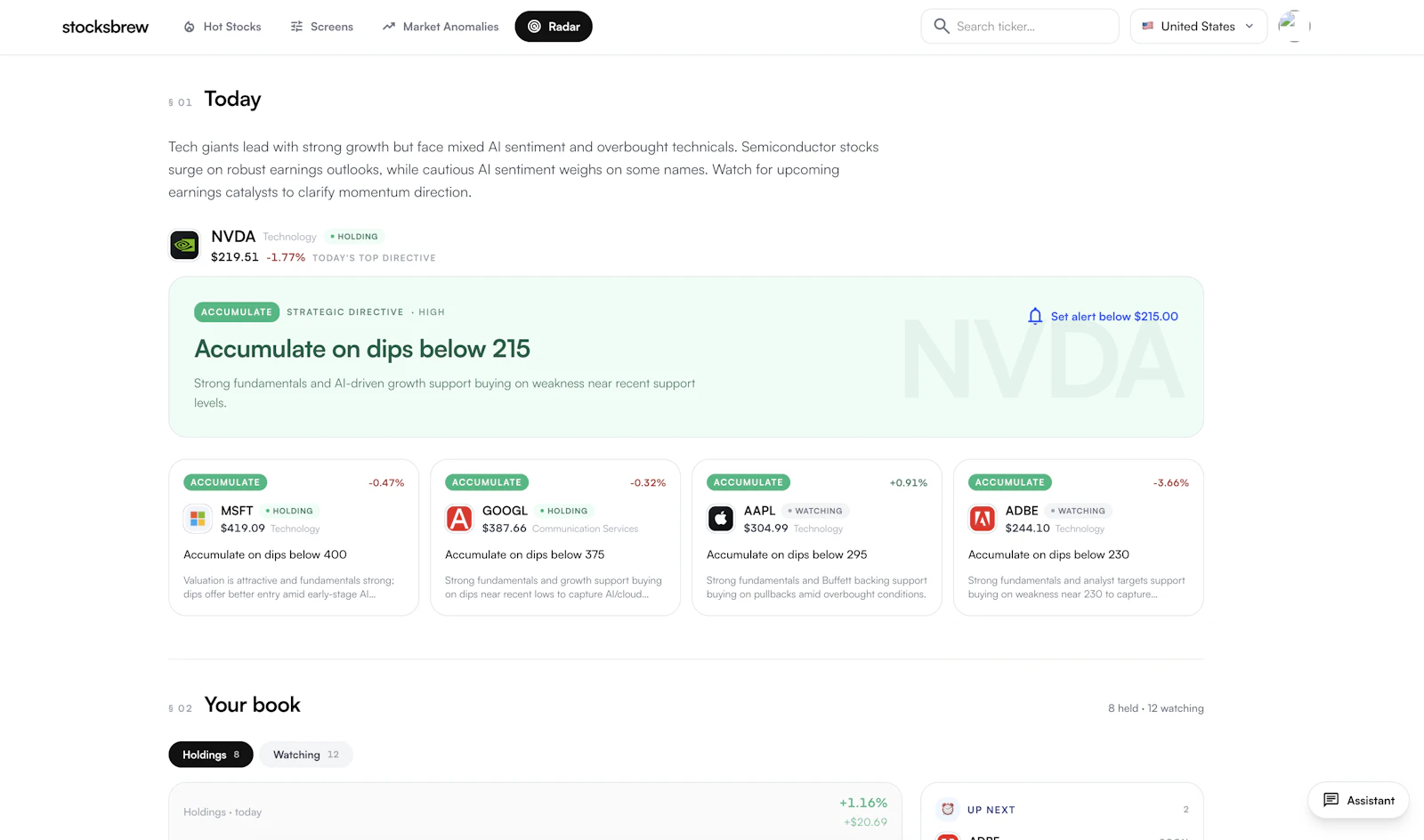 Stocksbrew screenshot 3