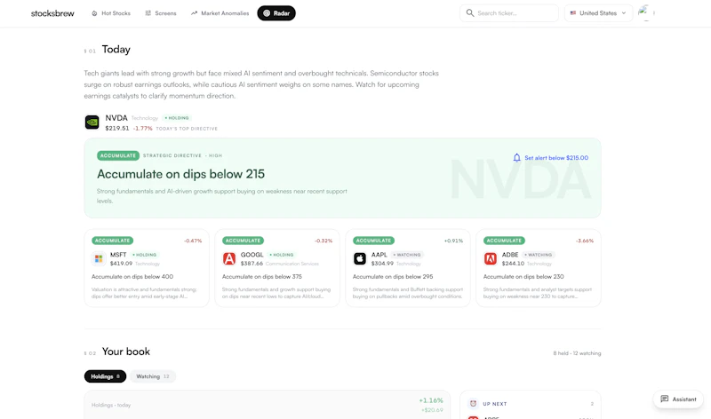 Stocksbrew screenshot 3