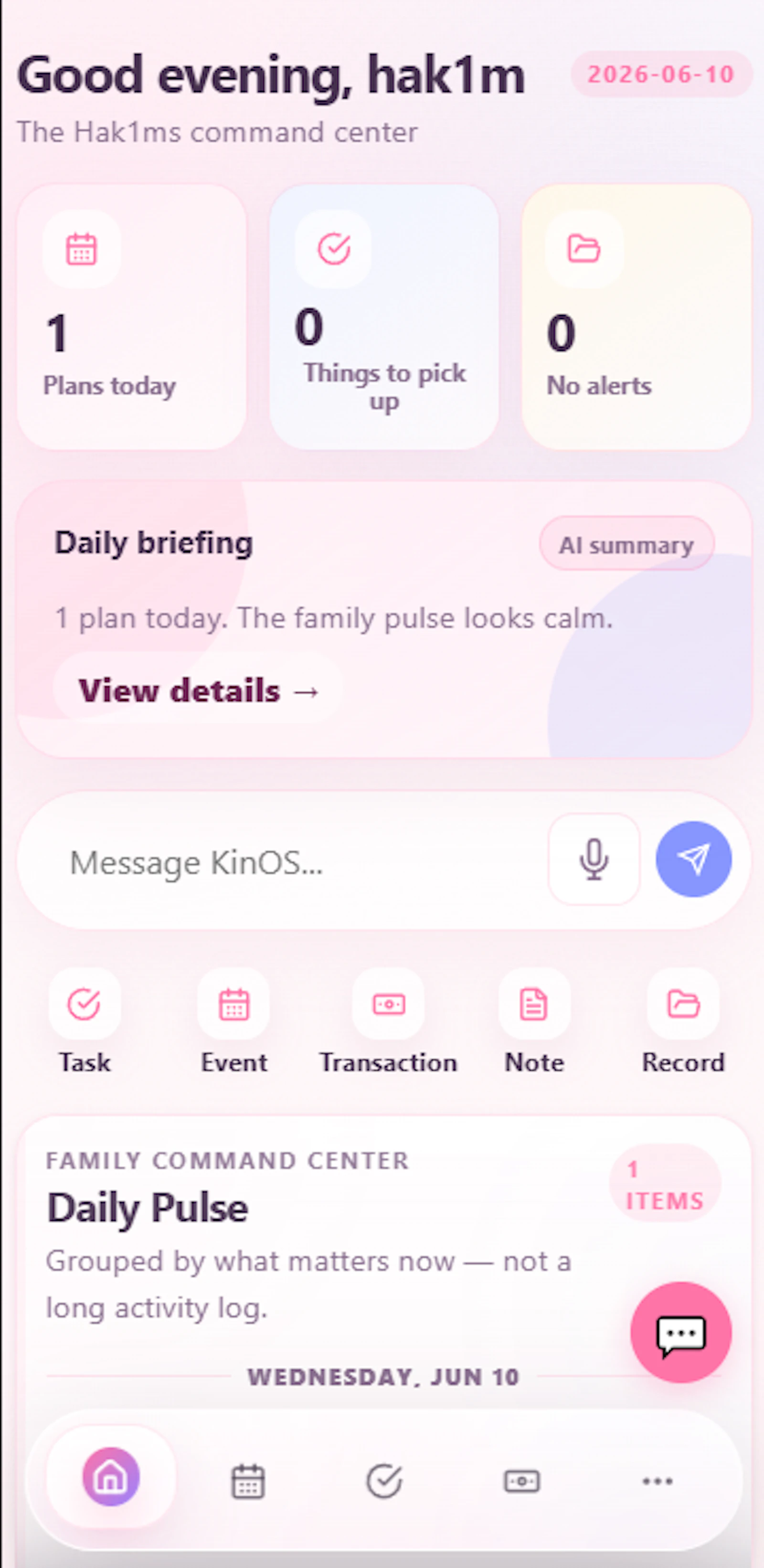 KinOS screenshot 1