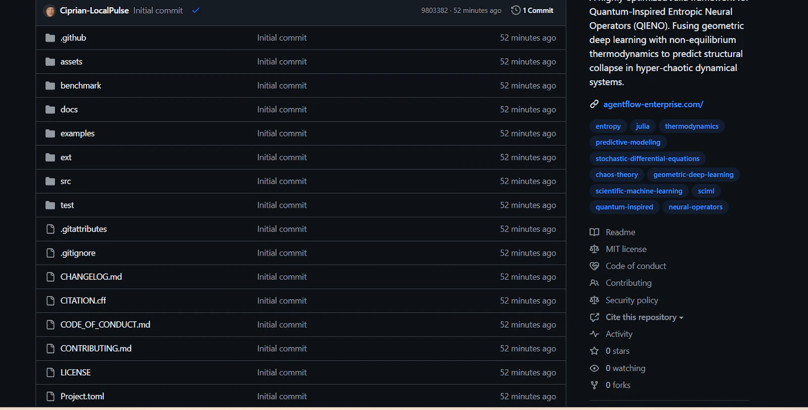 QIENO.jl screenshot 3
