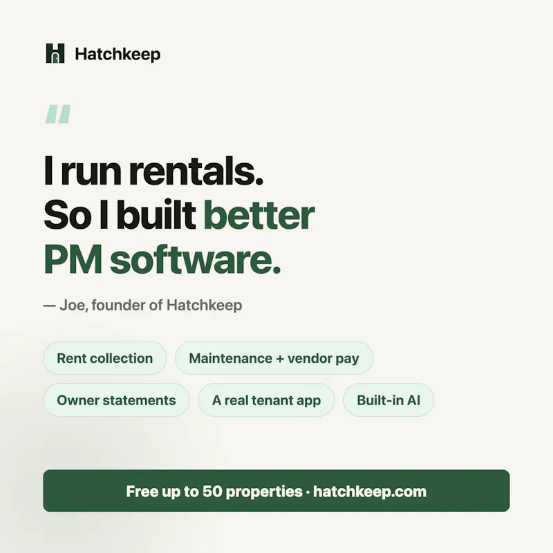 Hatchkeep — Free Property Management  screenshot 14